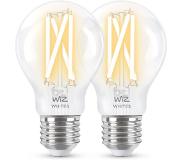 Wiz Smart Filament lamp Standaard 2-pack - Warm tot Koelwit Licht - E27