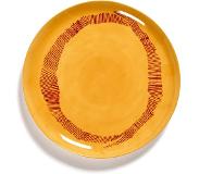 Serax - Feast by Ottolenghi - Bord L 26x26cm Sunny Yellow Swirl-S