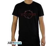 Abystyle DARK SOULS - Tshirt "You Died" man SS black - basic