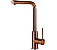 Lorreine Tweed keukenkraan met uittrekbare uitloop copper