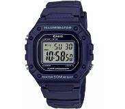 Casio W-218H-2AVEF Casio Collection Horloge - Kunststof - Blauw - Ø 36x43 mm