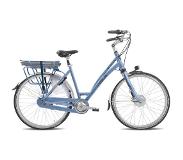 Vogue Elektrische fiets Solution Dames Mat Zwart-Blauw 51cm 481 Watt Blauw