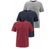 Man'S World T-shirt Basic T-shirt in aangename kwaliteit (set, 3-delig, Set van 3)