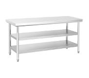 Royal Catering Roestvrijstalen tafel - {{Dimensions_of_upper_shelf_486}} cm - 600 kg - 3 niveaus