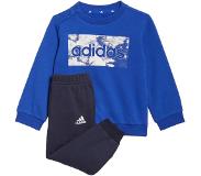 Adidas Essentials Sweatshirt En Broek Trainingspakken Blauw 104