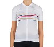 Sportful Fietsshirt Sportful Women Vélodrome Short Sleeve Jersey White-L