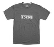 Chrome Horizontal Border Short Sleeve T-shirt Grijs L Man