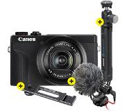 Canon Powershot G7X Mark III black Vlog Kit