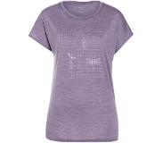 Houdini Activist Message T-shirt Dames, violet XS 2020 Casual shirts