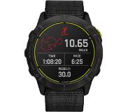 Garmin Enduro Titanium GPS-horloge Carbon Grey DLC met UltraFit Nylon Strap Black