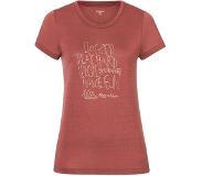 Houdini Dames Tree Message T-shirt (Maat M, rood)