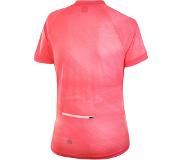 Löffler fietsshirt Grunge dames polyester/elastaan roze