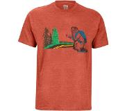 Marmot Heren Trek T-shirt (Maat XL, rood)