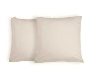 Walra Kussensloop Crispy Cotton Set van 2 Zand - 80x80 cm