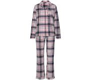 H.I.S. Pyjama met ruitmotief all-over van flanel