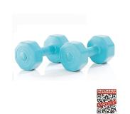 Gymstick Active Vinyl Dumbbells - Met Online Trainingsvideo's - 2 x 5 kg