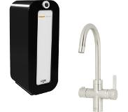 Hotspot titanium Calisto kokend water kraan met Combi 8 liter boiler, RVS