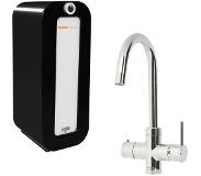 Hotspot titanium Calisto kokend water kraan met Combi 8 liter boiler, chroom