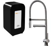 Hotspot titanium xl kokend water kraan met solo 4 liter boiler, rvs