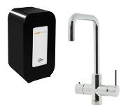 Hotspot titanium vitoria kokend water kraan met solo 4 liter boiler, chroom