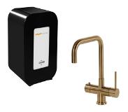Hotspot titanium vitoria kokend water kraan met solo 4 liter boiler, goud