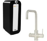Hotspot titanium Vitoria kokend water kraan met Combi 8 liter boiler, RVS