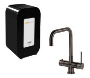 Hotspot titanium vitoria kokend water kraan met solo 4 liter boiler, gun metal