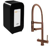 Hotspot titanium xl kokend water kraan met solo 4 liter boiler, koper