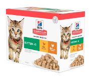 Hill's Pet Nutrition Science Plan Kitten - Kattenvoer - Kip/Kalkoen - 12 x 85 g