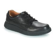 Clarks Veterschoen Clarks Men Un Abode Ease Black Leather-Schoenmaat 41
