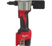 Milwaukee M12 BPRT-201X 12V Li-Ion accu Blindklinknagel set (1x 2,0Ah accu) in HD box - 9000N
