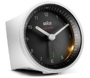 Braun BC07WB-DCF - Wekker - Analoog - Radiogestuurde tijdsaanduiding - Wit - Zwart
