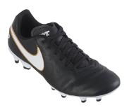 Nike Tiempo Genio II Leather FG Voetbalschoenen - Maat 44 - Mannen - zwart/wit/goud