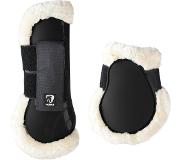 Horka PVC BEENBESCHERMERS MET BONT SET VAN 4