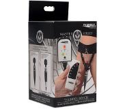 Master Series Thunder Touch Afstandsbediening Voor Wand Vibrator - Wit