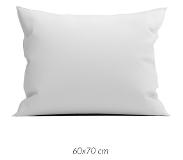 Satin 2x Premium Katoen/Satijn Kussenslopen Licht Grijs | 60x70 | Subtiel Glazend | Zacht En Luxe