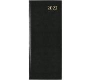 Aurora Agenda - - 1 dag 2 pagina's - 2022 - Lang (Longo) - zwart