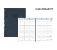 Brepols Agenda 2022 - Omega week - Wire O spiraal Kazar - 21 x 29 cm - Blauw