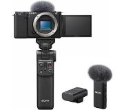 Sony Vlog camera ZV-E10 + GP-VPT2BT grip + ECM-W2BT microfoon