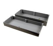 Hammond Electronics 1590ZGRP264 Universele behuizing 600 x 250 x 160 Polyester Grijs 1 stuk(s)