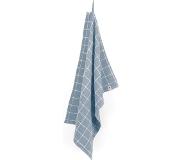 Walra Keukendoek Walra Dry with Cubes Jeans Blauw (50 x 70 cm)