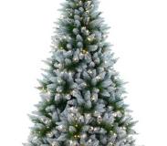 Holiday Tree Frosted Allison 225cm met Warm Led verlichting