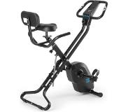 Capital Sports Azura X1 - Hometrainer - X-bike - Fitness Fiets - Ergometer - Polssensor - Trainingscomputer - inklapbaar - 8 standen - max. 120 kg