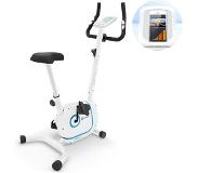 Klarfit Myon Cycle hometrainer 12kg vliegwielmassa SmartCardio Studio wit