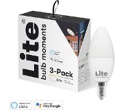 Lite bulb moments - white & color ambience (RGB) E14 bulb - 3-Pack