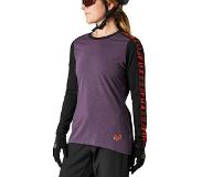 FOX Ranger Dri-Release Longsleeve Jersey Dames, zwart/violet S 2021 MTB & Downhill jerseys