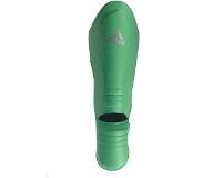 Adidas Hybrid Super Pro Scheenbeschermers - Lime/Zilver - M