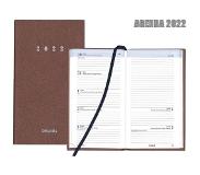Brepols Agenda 2022 - Notavision - gebonden Arezzo - 9 x 16 cm - Bruin