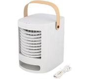 Nortec Nor-Tec AirCooler met Led-verlichting (6 kleuren) - Portable Luchtkoeler - Luchtbevochtiger - Diffuser - Koelen & Bevochten - Ventilator - 3 Snelheden - USB-aansluiting