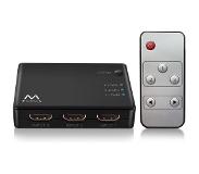 Ewent - 4K HDMI SWITCH 3-POORTS, WEERGAVE 3 HDMI-BRONNEN OP 1 MONITOR